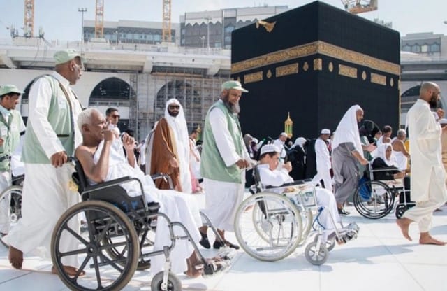 Jalur Khusus Lansi dan Disabilitas Masjid Haram Arab