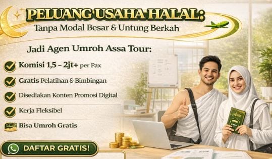 Peluang Usaha Daftar Agen Umroh Gratis Resmi Assa Tour